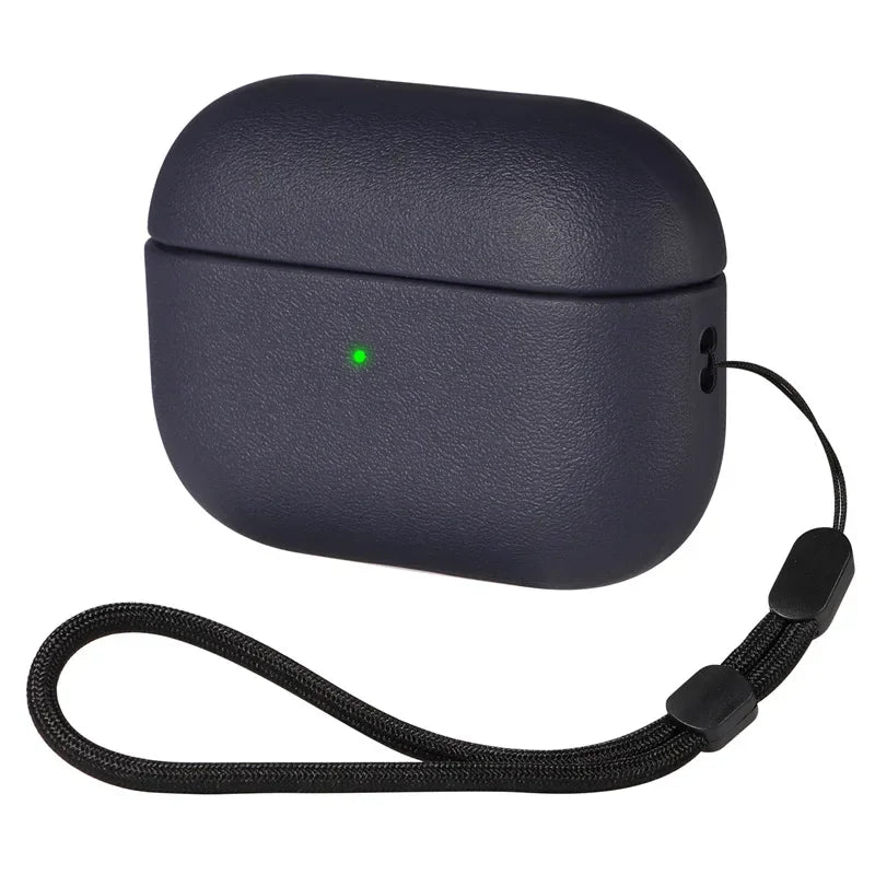 Leather Grain Case for AirPods Pro 2 – Premium Protective Cover for Apple AirPods Gen 2&3 Bluetooth Earphones