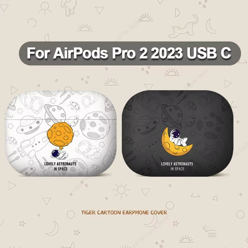 Space Case for AirPods Pro 2 USB-C 2023 – Luxury Cover for AirPods 3 Pro 2nd & 3rd Generation