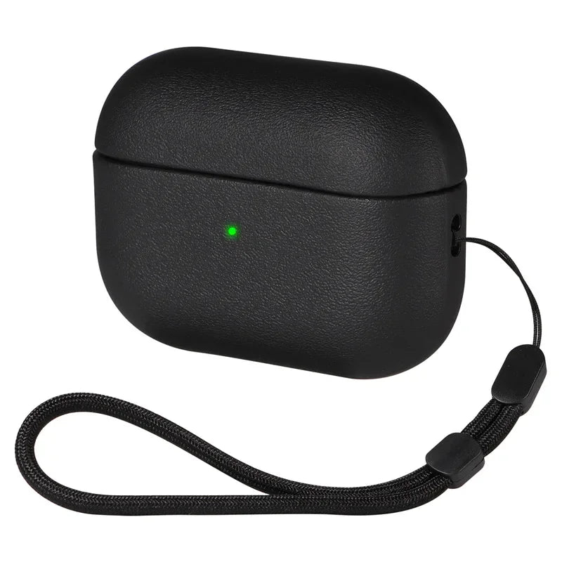 Leather Grain Case for AirPods Pro 2 – Premium Protective Cover for Apple AirPods Gen 2&3 Bluetooth Earphones