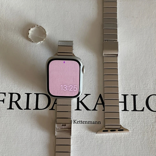 Aura Luxury Metal Stainless Steel Strap For Apple Watch