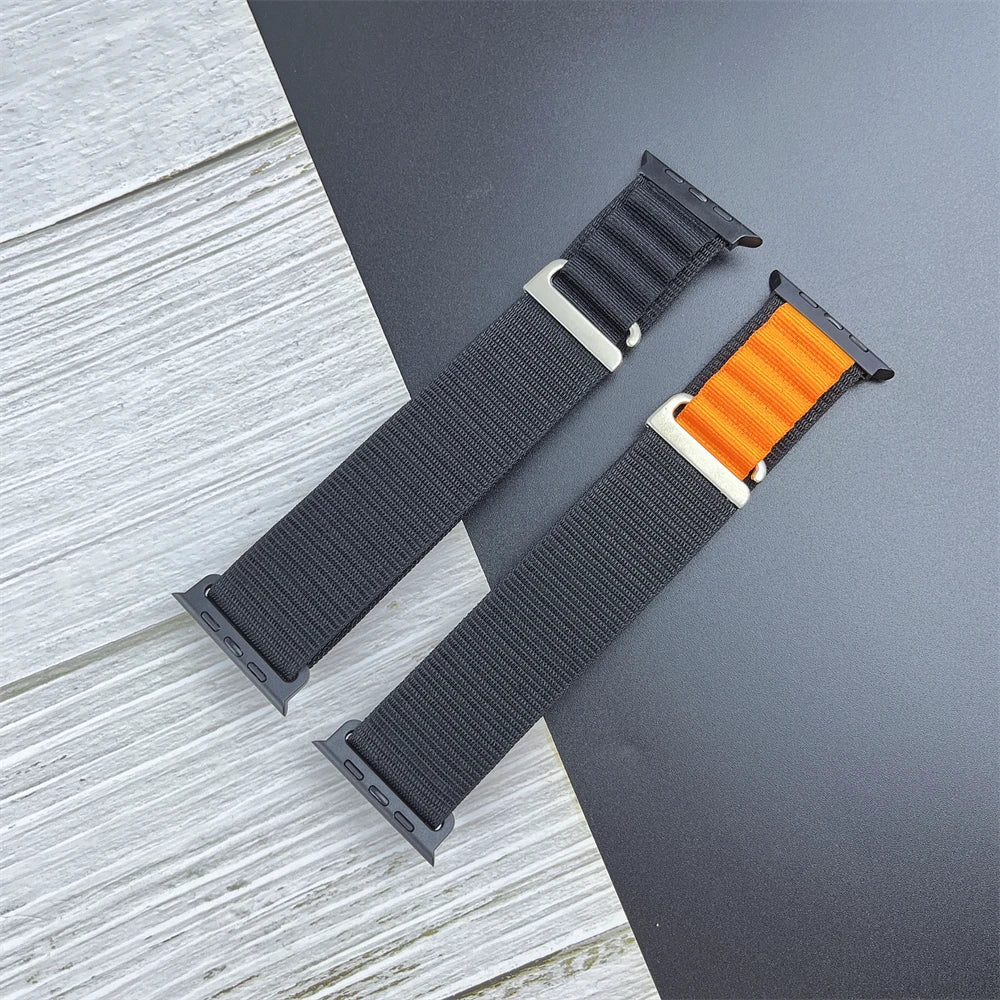 Aura Apple watch strap band nylon Alpine loop bracelet