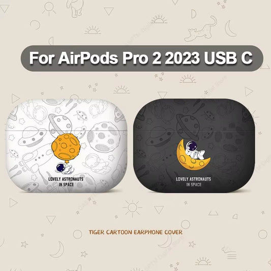 Space Case for AirPods Pro 2 USB-C 2023 – Luxury Cover for AirPods 3 Pro 2nd & 3rd Generation