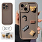 Aura Cute 3D Bear Coffee Cartoon Silicone Case For iPhone Cases Soft Matte Cover