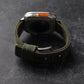 Double Canvas for Apple Watch Ultra Strap Green Black Men Rugged Style Bracelet