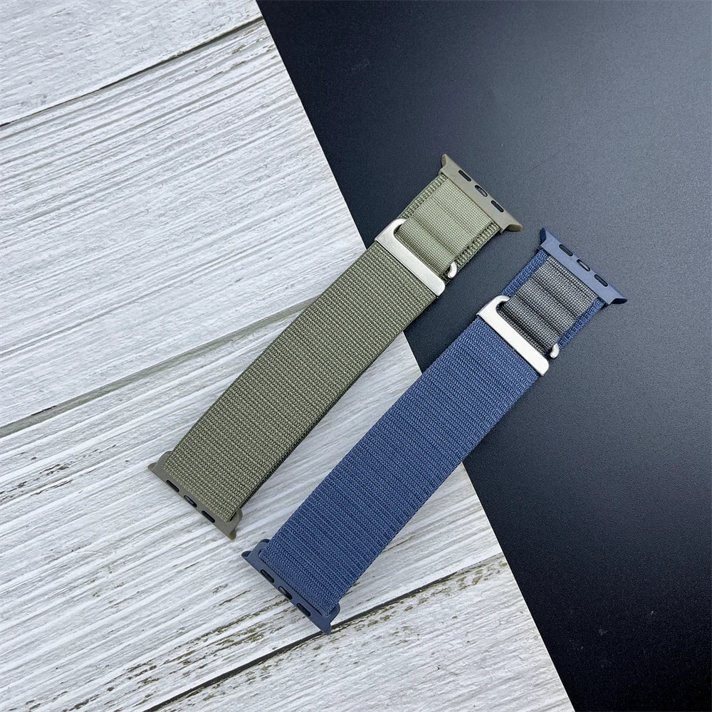 Aura Apple watch strap band nylon Alpine loop bracelet