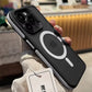 Luxury Bicolor Matte Magnetic Translucent Case for  16 15 14 13 12 11 Pro Max 16 plus Magsafe Wireless Charge Bumper Cover
