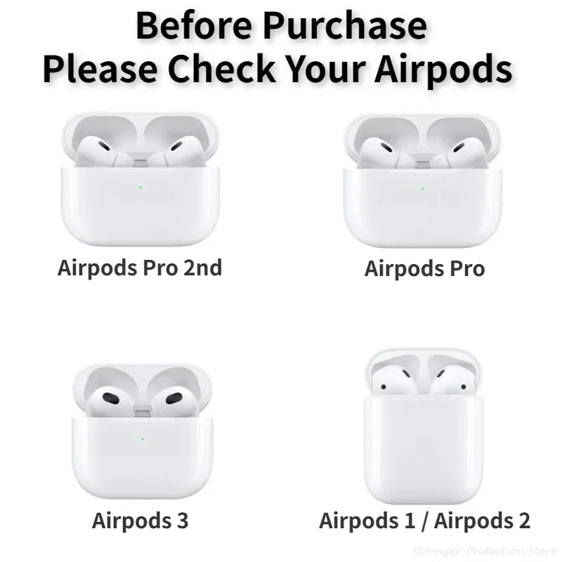 Italian Suede Leather Case for AirPods Pro 1-2 -3 |  Luxury All-Inclusive Wireless Charging Cover