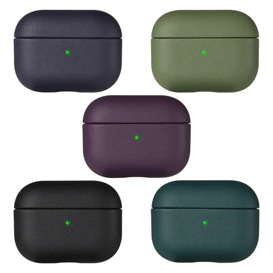 Leather Grain Case for AirPods Pro 2 – Premium Protective Cover for Apple AirPods Gen 2&3 Bluetooth Earphones