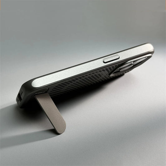 Premium Heat-Dissipating Breathable Case for iPhone  MagSafe Wireless Charger - Titanium Hard Back Cover