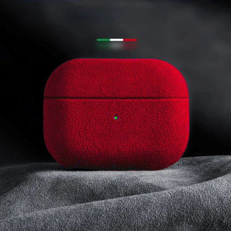 Italian Suede Leather Case for AirPods Pro 1-2 -3 |  Luxury All-Inclusive Wireless Charging Cover