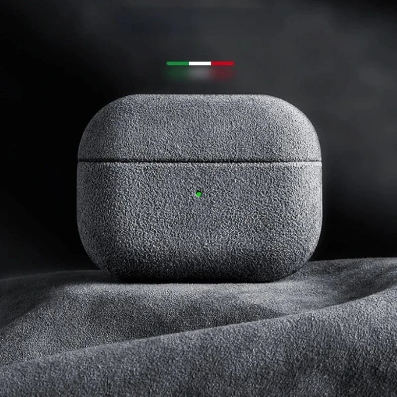 Italian Suede Leather Case for AirPods Pro 1-2 -3 |  Luxury All-Inclusive Wireless Charging Cover